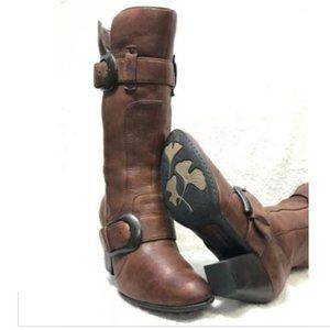 BORN Crown 'Yolanda' Mid Calf Heel Boot, 6 / 36.5